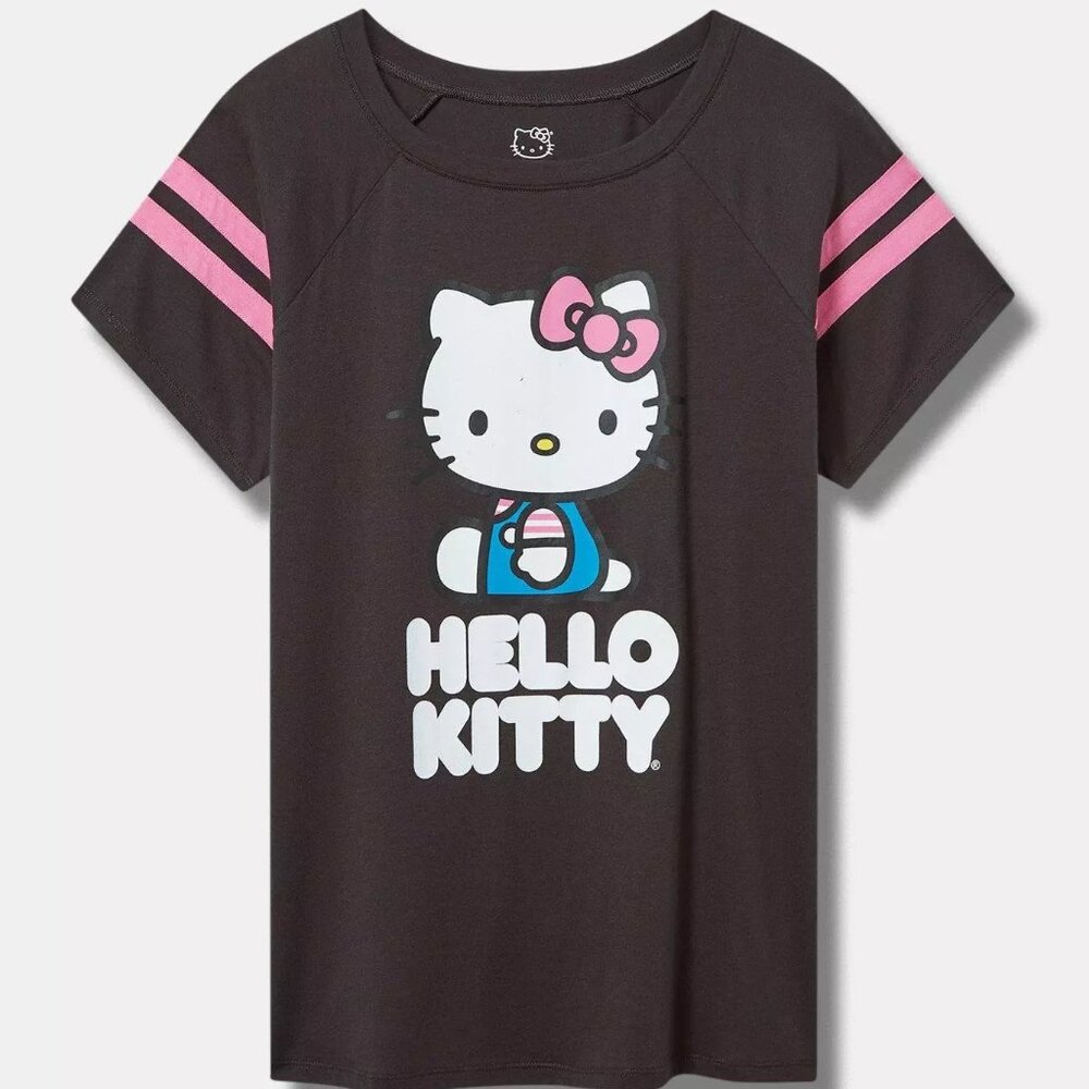 ❤️NWT TORRID GRAPHIC TEE - HELLO KITTY - BOAT NECK - SANRIO PLUS SIZE
